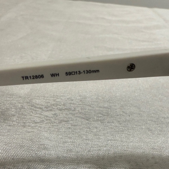 Trussardi Women's Sunglasses in White and Silver - Picture 6 of 8